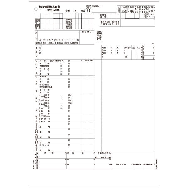 シンリョウ　医科レセプト/東京　015001　1セット（20冊）　（取寄品）