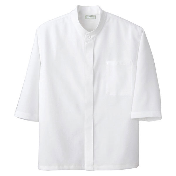 アイトス スタンドシャツ（男女兼用） ホワイト S HS2954-001 1着（直送品）