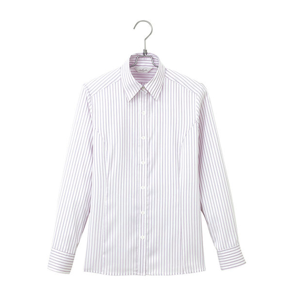 【アウトレット】アイトス Pieds ブラウス 15号 パープル HCB2811-082-15 1枚（直送品）