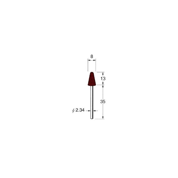 日本精密機械工作 精密加工用砥石 ブラウンポイント G1021 1パック(5個)（直送品）