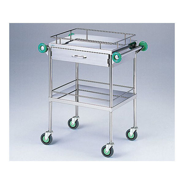 アズワン とっても静かな回診車(引出付) 750(940)×450×900mm TSA-750 1台 0-1619-12（直送品）