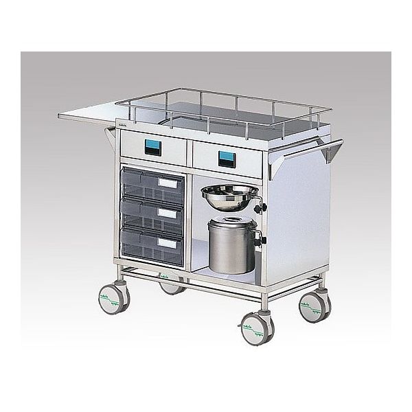 アズワン 繃帯交換車 750×450×880mm BC-3000 1台 0-4596-01（直送品）