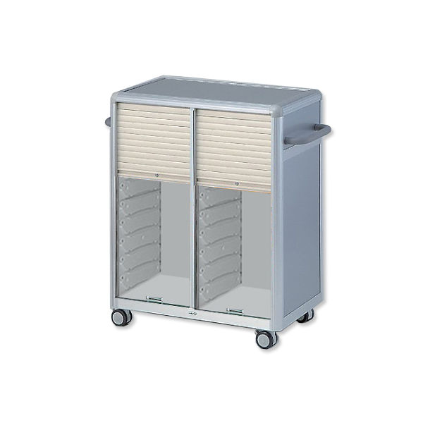 アズワン 散薬トレーカート 826×537×1000mm シャッター付 SK400WS 1台 0-6103-04（直送品）