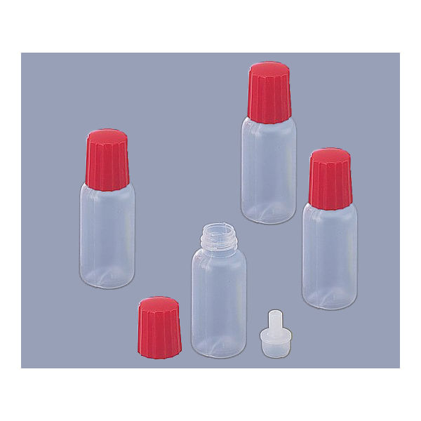 ケーエム化学 A点眼容器 10mLセット キャップ色:赤 1セット（300個:100個×3箱） 0-8176-03（直送品）