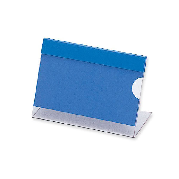 アズワン 名札立 ブルー 0-830-03 1セット(15枚)（直送品）