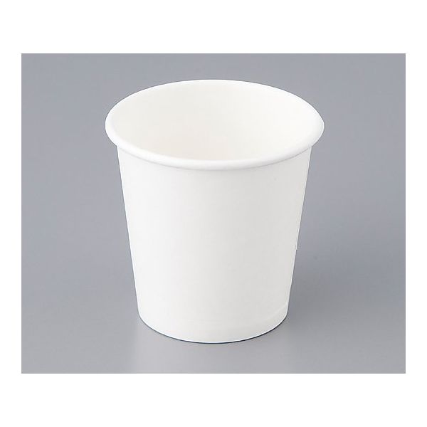 アベシン 紙コップ(無地) 150mL(5オンス) 100個入 ASST5 1セット(800個:100個×8袋) 0-9581-22（直送品）