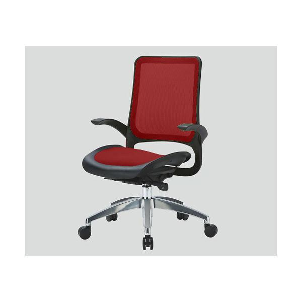 アイコ エグゼクティブ・メッシュチェア メッシュ ワイン MS-1655 (M12) WIN 1個(1脚) 7-1203-03（直送品）