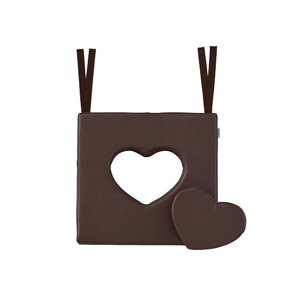 アズワン 車いすハートクッション モカブラウン HEART-M 1個 8-6452-02（直送品）