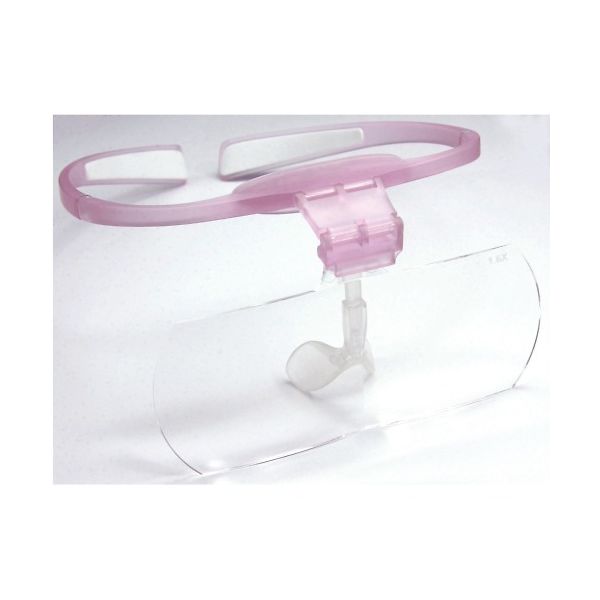 カートン光学 視楽楽ヘッドルーペ(Shiーraーra) 2.0倍 ピンク R1178-0620 1個 8-6686-03（直送品）