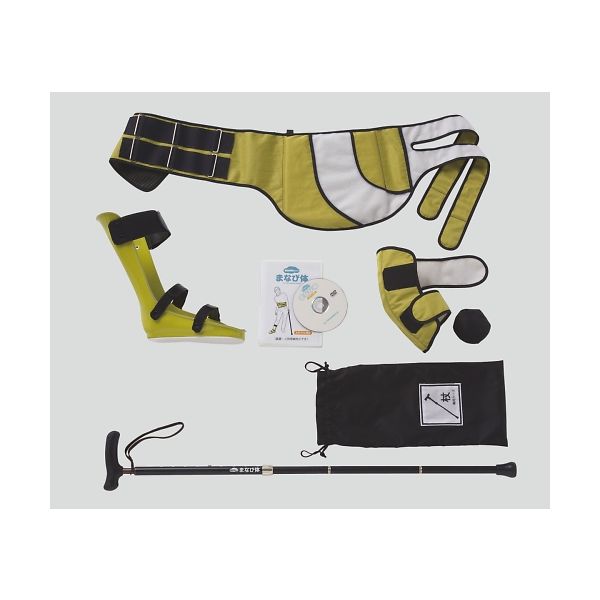 特殊衣料 疑似体験セット (まなび体・片マヒ用) 25~27 3010L(オレンジ) 1セット 8-6692-02（直送品）