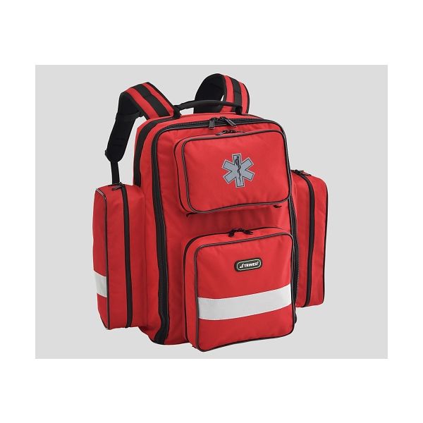アズワン 救急バッグ 540×300×500 EMB141-RD-0 1個 8-9109-01　　ナビスカタログ（直送品）