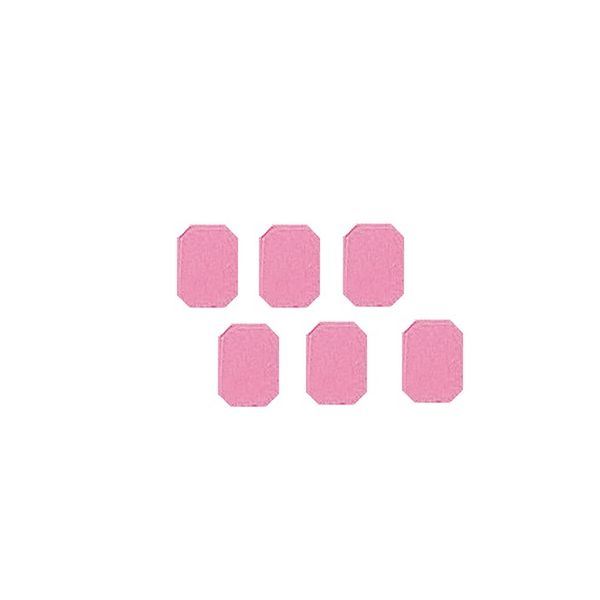アズワン マグネットマーク(文字なし) モーブピンク 6個入 0-2605-08 1セット(18枚:6枚×3組)（直送品）