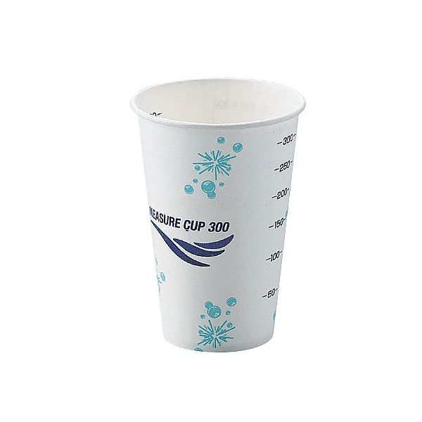 日昭産業 メジャーカップ (バリウム用カップ) 50個入 M-300 1セット(150個:50個×3箱) 0-4039-01（直送品）