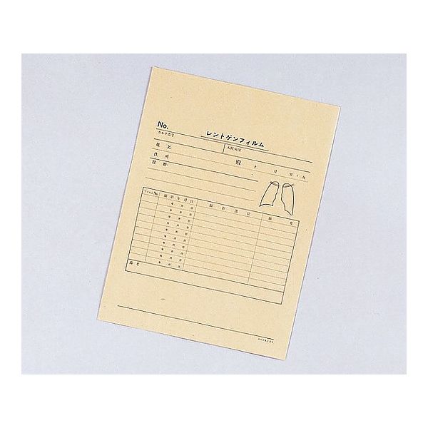 中島紙工 レントゲン袋 100枚入 0-5409-01 1箱(100枚)（直送品）