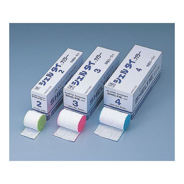 日本衛材 シェルタイ(R)・カラー(伸縮包帯) 3号 10巻入 NE-413 1セット(20巻:10巻×2箱) 0-6054-02（直送品）