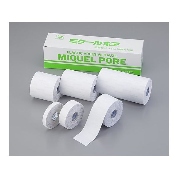 日本衛材 ミケールポア(粘着不織布包帯) 1号 12.5mm×10m NE-231 1箱(24巻) 8-1509-01（直送品）