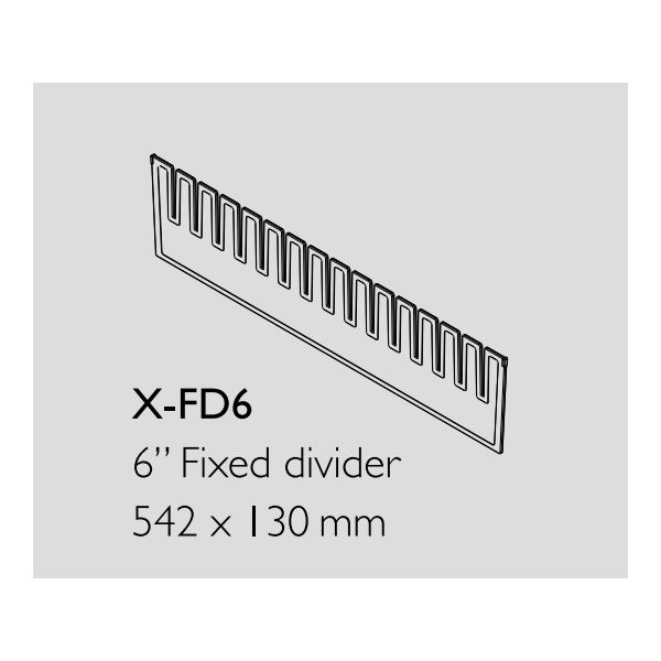 アズワン 救急カート［LUXE］用 仕切板（中段用・横） X-FD6 1セット（3枚） 8-1341-16（直送品）