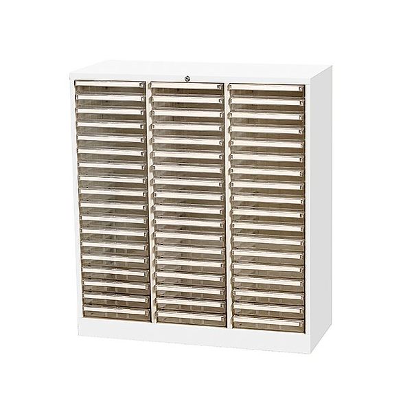 ハピラ トレーキャビネット 浅型18段3列 AP-354HC 1台 8-3450-03（直送品）