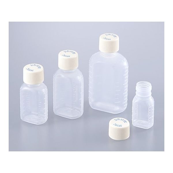 金鵄製作所 セーフティ小判瓶 200mL 投薬瓶 凸凹目盛り 刻印目盛り 未滅菌 10本入 8-3667-34 1セット（40個:10個×4袋）（直送品）