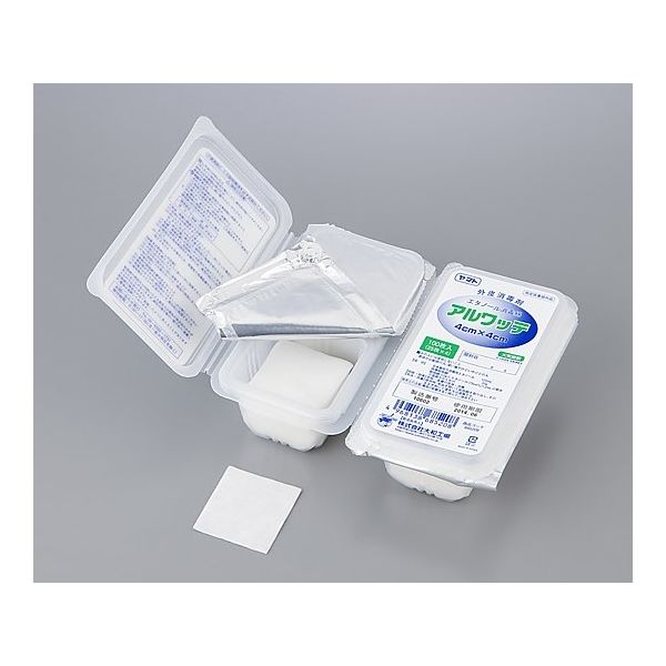 大和工場 エタノール消毒綿(アルワッテ) 6パック入 690456 1セット(1200枚:600枚×2箱) 8-4828-01（直送品）