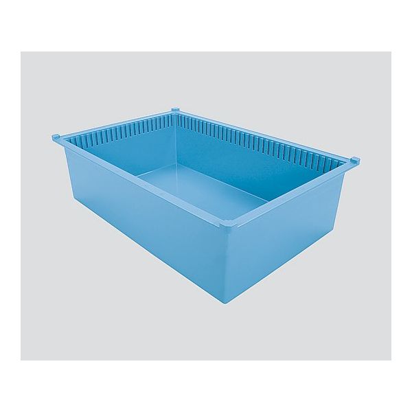 サカセ化学工業 トレー(モジュールシリーズ) 64ー17タイプ(深さ17cm)帯電防止 ブルー PT64-17 BU 1個（直送品）