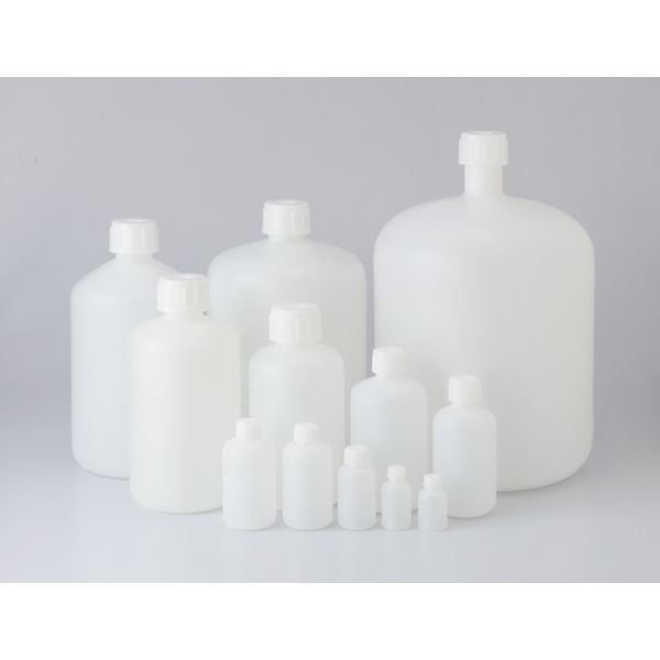 コクゴ PE細口瓶 白 500ml (24本入) 101-5820601 1セット(48個:24個×2箱)（直送品）