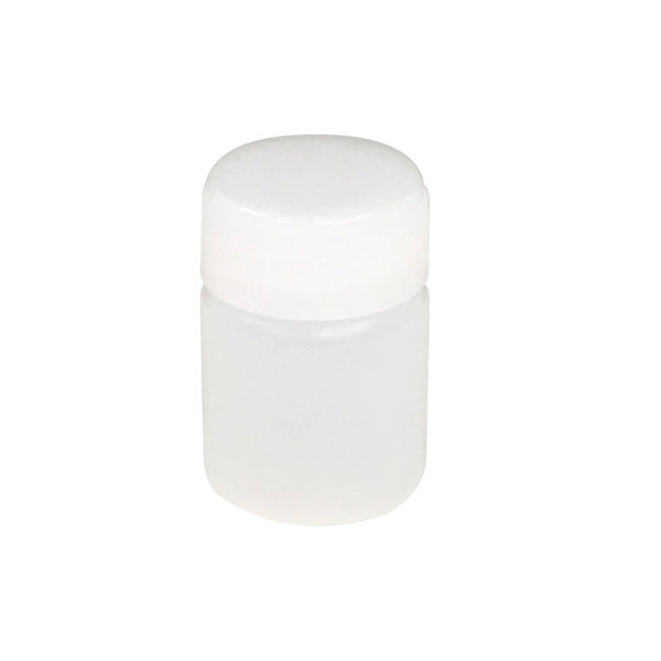 コクゴ PE広口瓶 白 20ml 101-5841202 1セット（100個：1個×100本）（直送品）