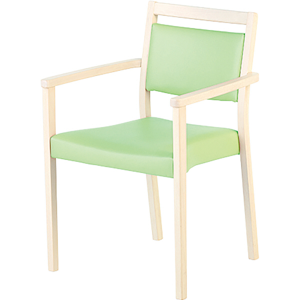 【軒先渡し】コイズミ　ビーチチェア　ライトグリーン　ホワイトウォッシュ　椅子　G-S2-WW-1484　1箱（2脚入）　（直送品）