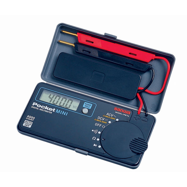 三和電気計器 ポケットデジタルマルチメータ PM7a 1台 - アスクル