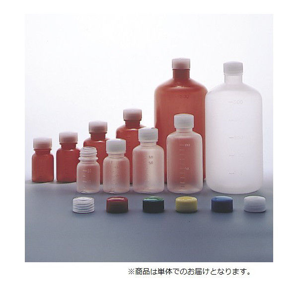 エムアイケミカル 外用瓶ノーマル茶（未滅菌） 赤 3202 1セット（400本:200本入×2梱） 08-2940-03-05（直送品）