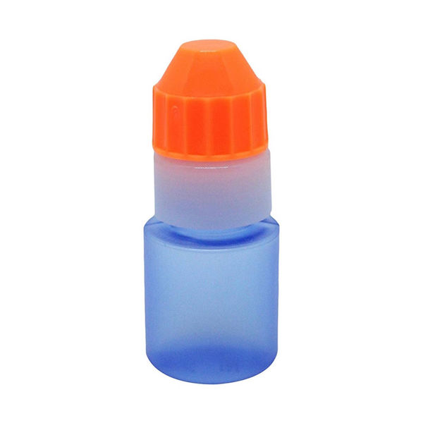 エムアイケミカル 点眼容器フレッシュ3号（未滅菌） コバルト/オレンジ 4631 1セット（400本:100本入×4袋） 08-3025-03-17（直送品）