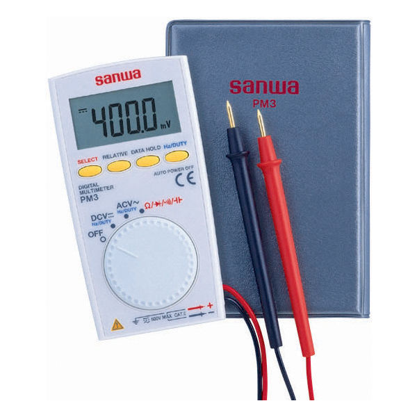 三和電気計器 カード型デジタルマルチメータ PM3 1台 - アスクル