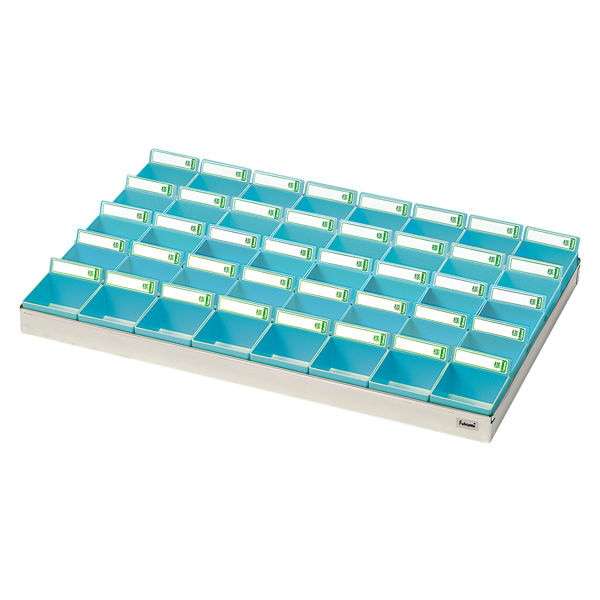 エスティーメディカル 投薬トレー(40人用) ST-40B 1個 19-7675-03（直送品）