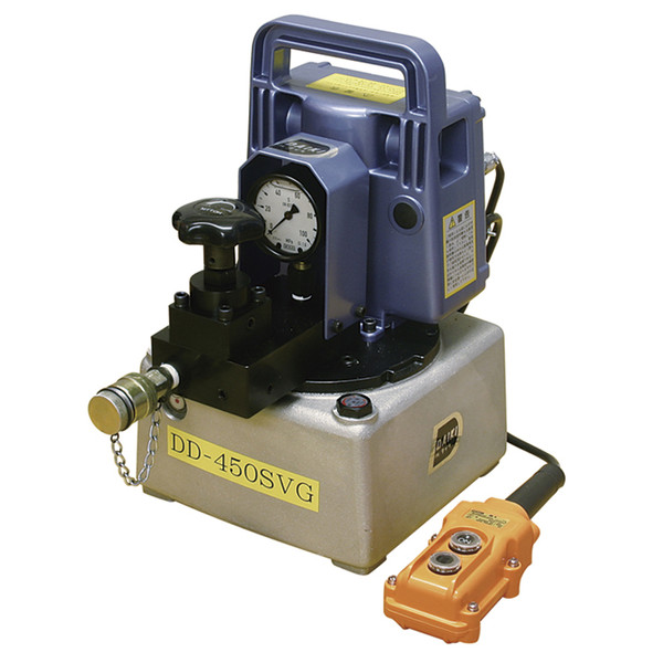 ダイキ 小型電動油圧ポンプ 手動弁型 DD-450SL-1 DD-450SL-1 1個（直送品）