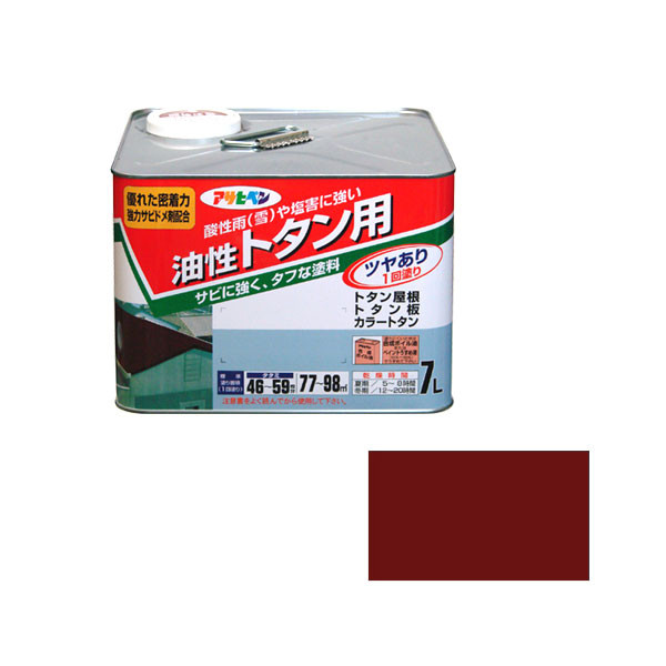 アサヒペン　AP　トタン用　7L　赤さび　9010286　（直送品）