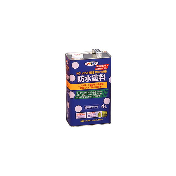 アサヒペン AP 防水塗料 4L 9011510 （直送品） - アスクル