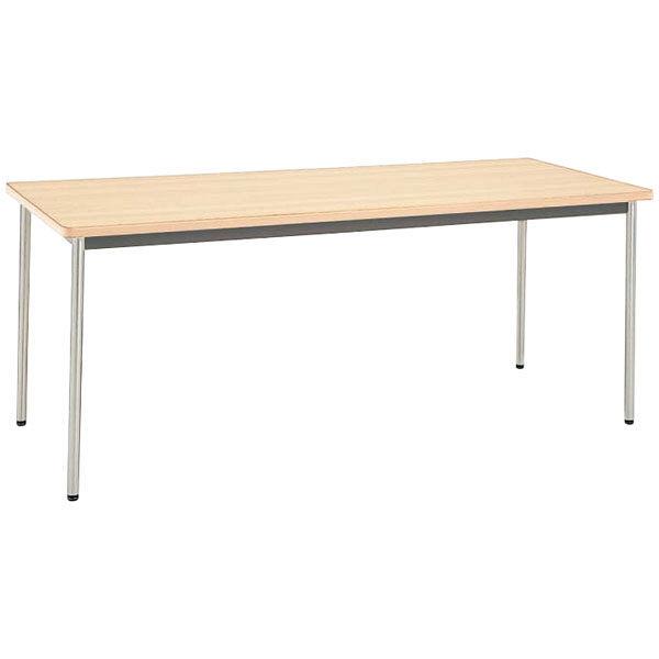オカムラ 8189 会議テーブル 幕板なし ライトプレーン 幅1800×奥行900×高さ700mm（直送品）