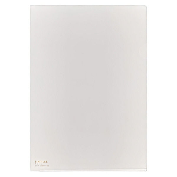 リヒトラブ（LIHIT LAB.） クリヤーホルダー B5 乳白 F-76-1 1パック5枚入×3（直送品）
