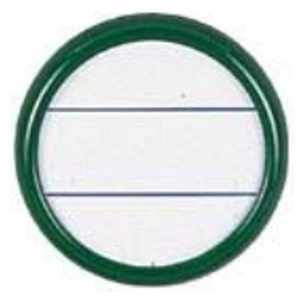 ソニック 丸型名札 NFー15ーG 両用 大 緑 1セット(10枚)（直送品）