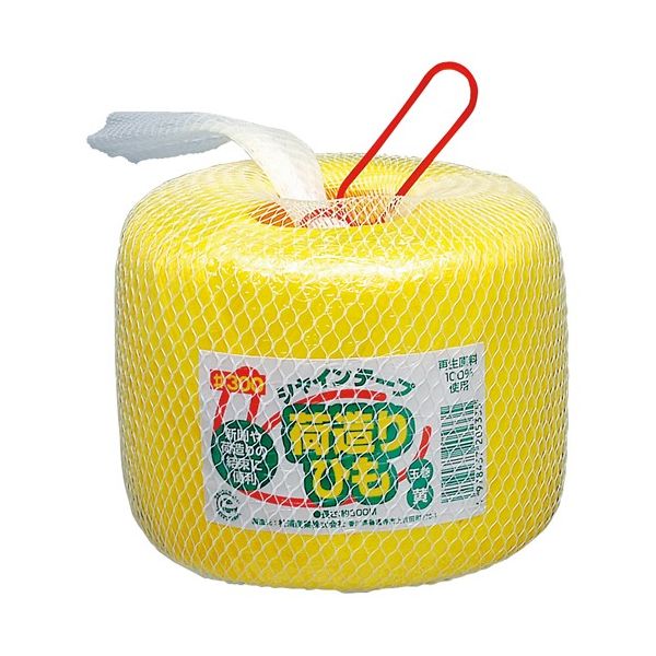 松浦産業 シャインテープ 玉巻 300Y 黄 3巻（直送品）
