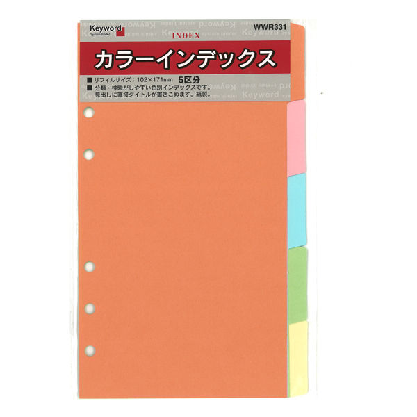 レイメイ藤井 手帳リフィル キーワード 聖書 インデックス 5山