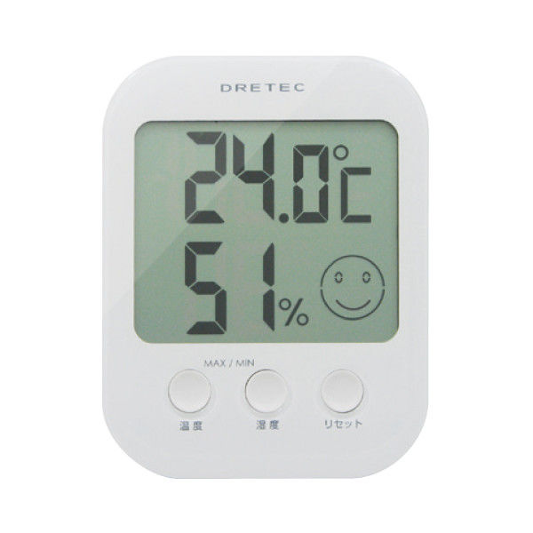 ドリテック デジタル温湿度計 オプシス O-230WT 1箱（4個入） 23-7591-00