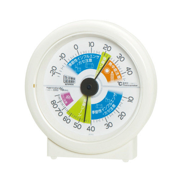 エンペックス気象計 生活管理温湿度計 TM-2870 1箱（5個入） 23-2266-00（直送品）