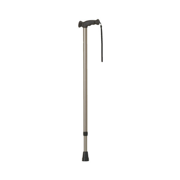 クリスタル産業 ステッキ(プッシュボタン型) KS-20R 1箱(2本入) 23-6235-00（直送品）