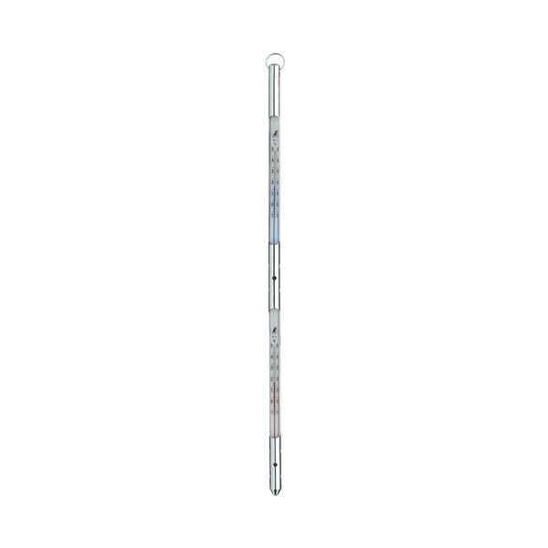 棒状温度計　H-9　アルコール　赤・青　-10～50℃　72581　1セット（10個）　シンワ測定　（直送品）