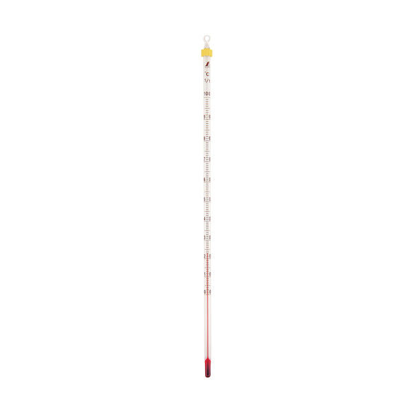 棒状温度計　H-5S　アルコール　0～100℃　30cm　72749　1セット（20個）　シンワ測定　（直送品）