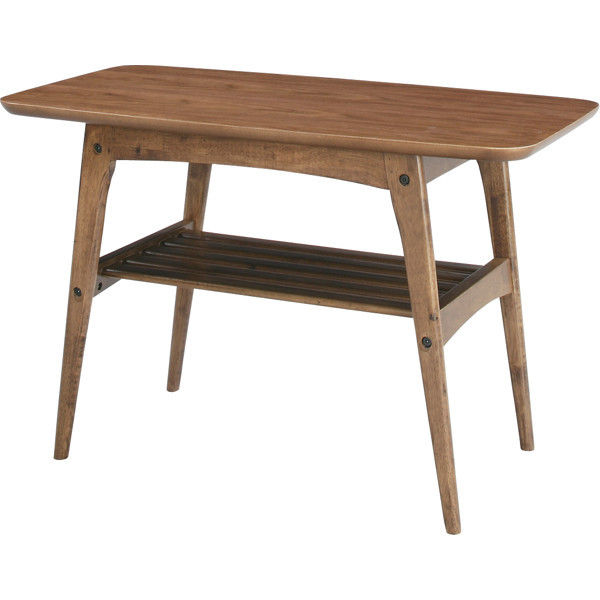 純正卸売東谷 カフェテーブル ローテーブル トムテ ウォルナット W105×D50cm センターテーブル・ローテーブル