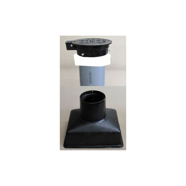 福西鋳物 止水栓ボックス B6-2B 1個（直送品）
