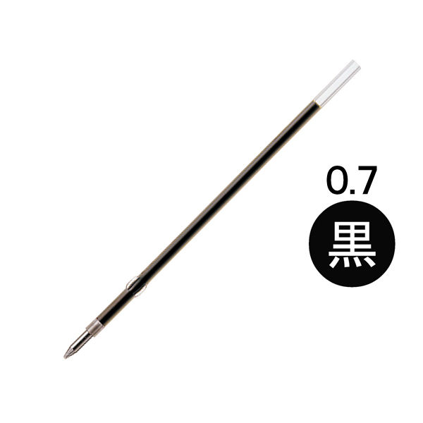 三菱鉛筆 【新品】(まとめ) 三菱鉛筆 油性ボールペン替芯 S-7L 0.7mm 黒 S7L.24 1セット(10本) 【×30セット】