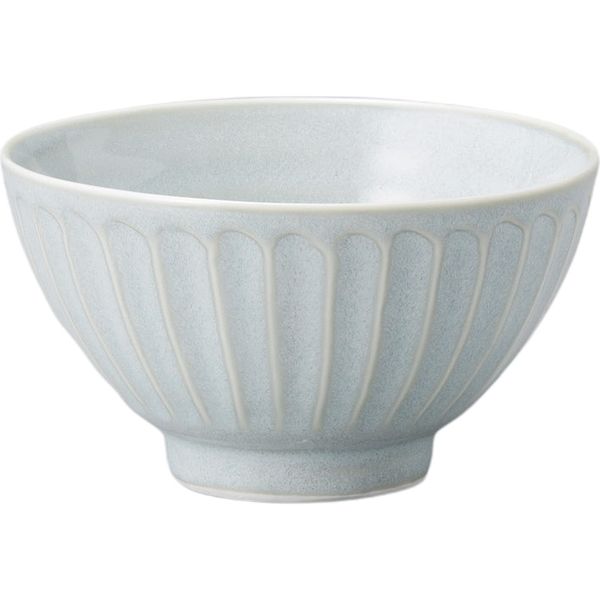 器望 飯碗 ブルーなまこそぎ茶碗 [10個入] kbu-0524462030（直送品）